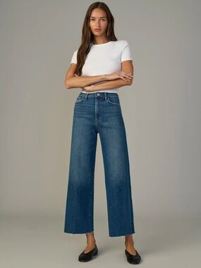 Joe’s Jeans The Mia High Rise Wide Leg Ankle Jean in Caravan Size 25
